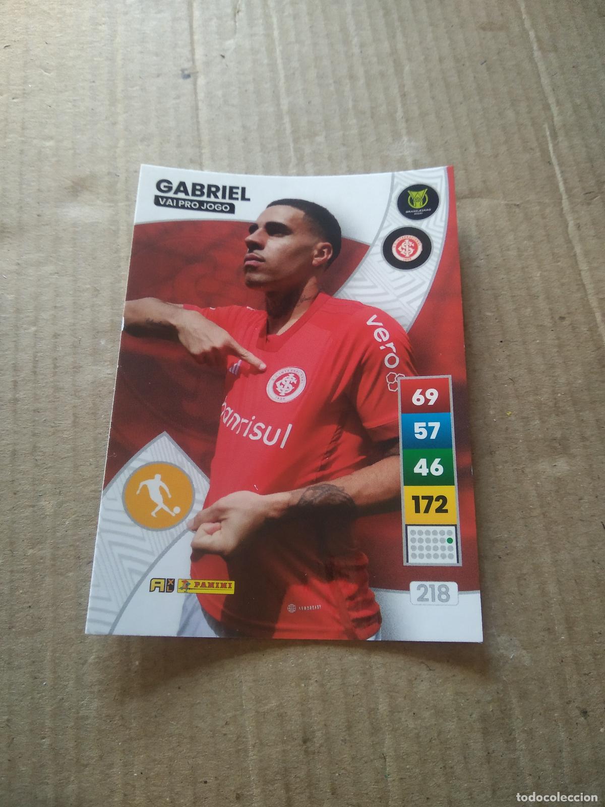 Cartes &agrave; collectionner de Football: 218 GABRIEL INTERNACIONAL CROMO FUTBOL PANINI ADRENALYN LIGA BRASIL 2023 BRASILEIRAO