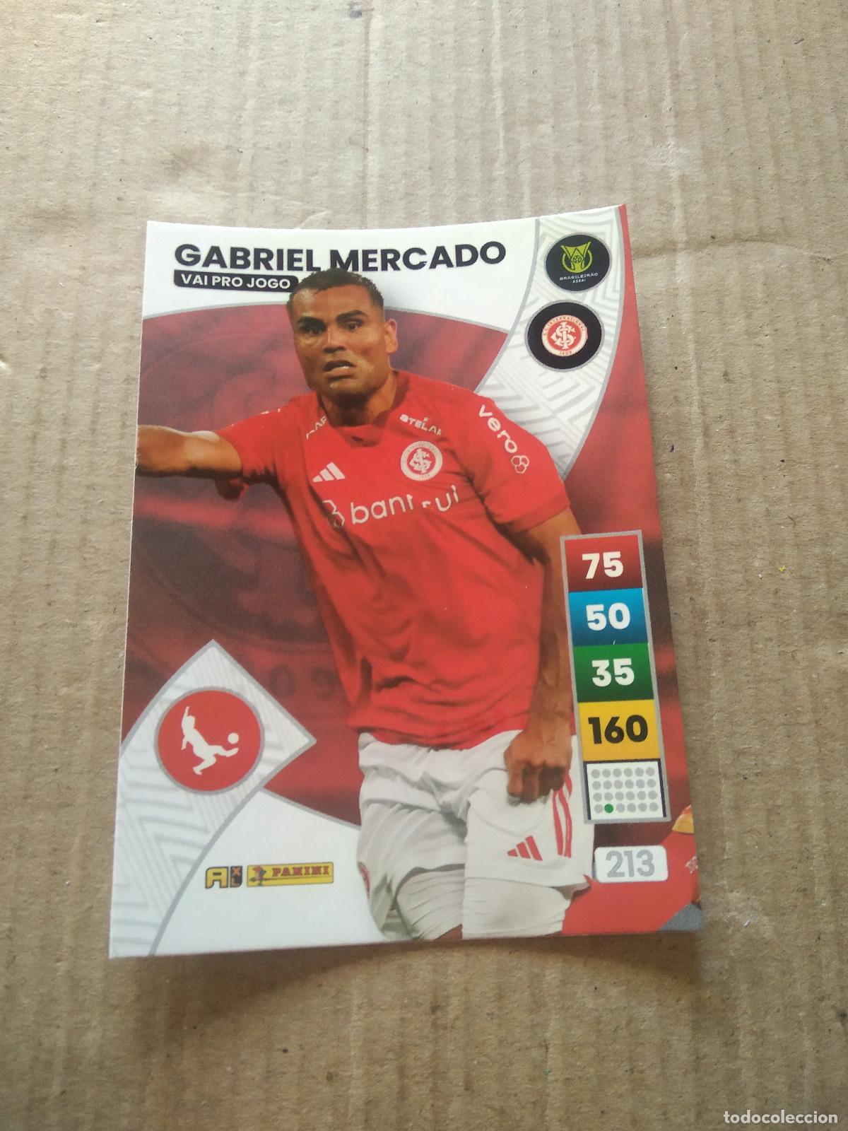 Cartes &agrave; collectionner de Football: 213 GABRIEL MERCADO INTERNACIONAL CROMO FUTBOL PANINI ADRENALYN LIGA BRASIL 2023 BRASILEIRAO