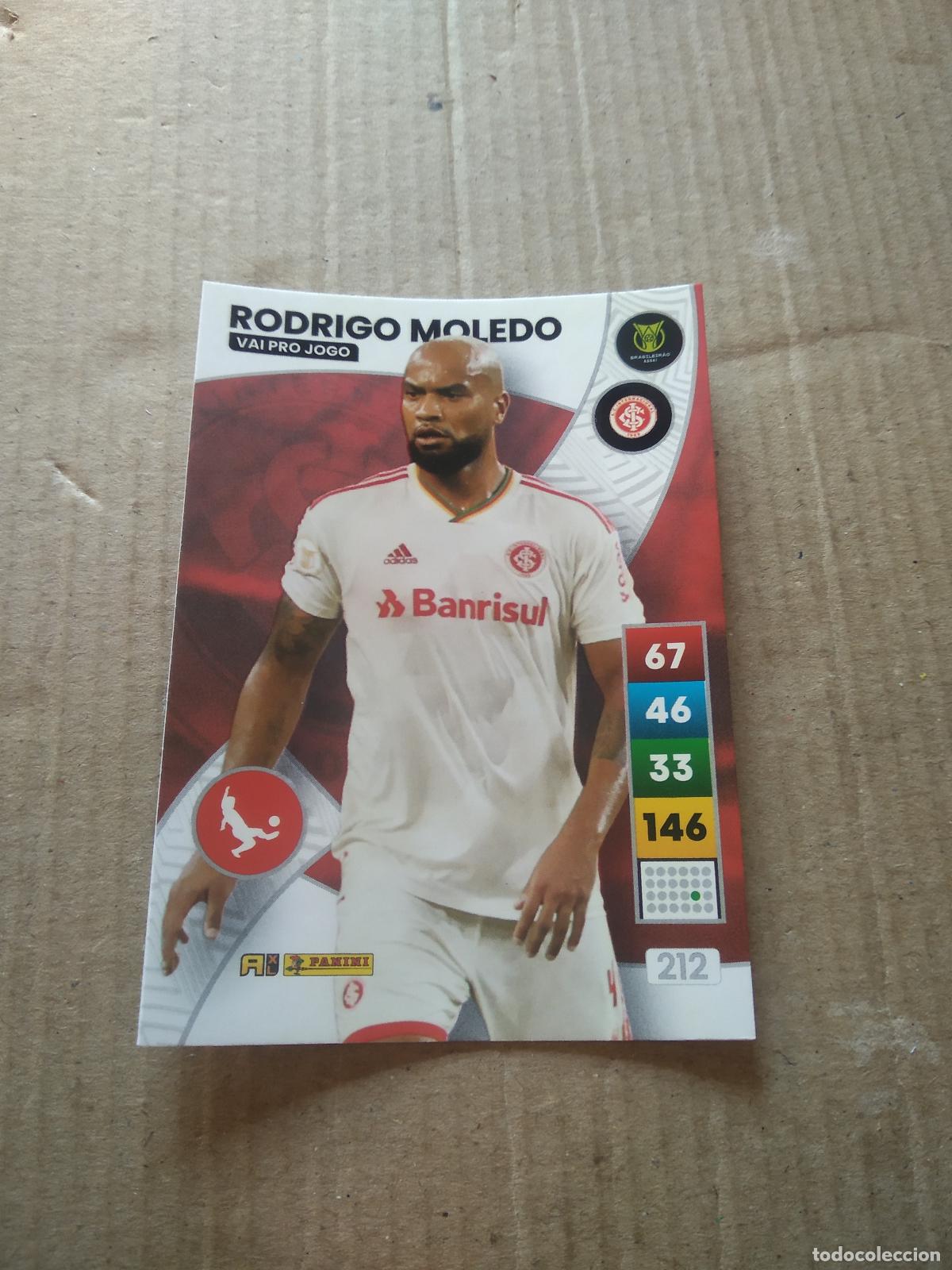 Cartes &agrave; collectionner de Football: 212 RODRIGO MOLEDO INTERNACIONAL CROMO FUTBOL PANINI ADRENALYN LIGA BRASIL 2023 BRASILEIRAO