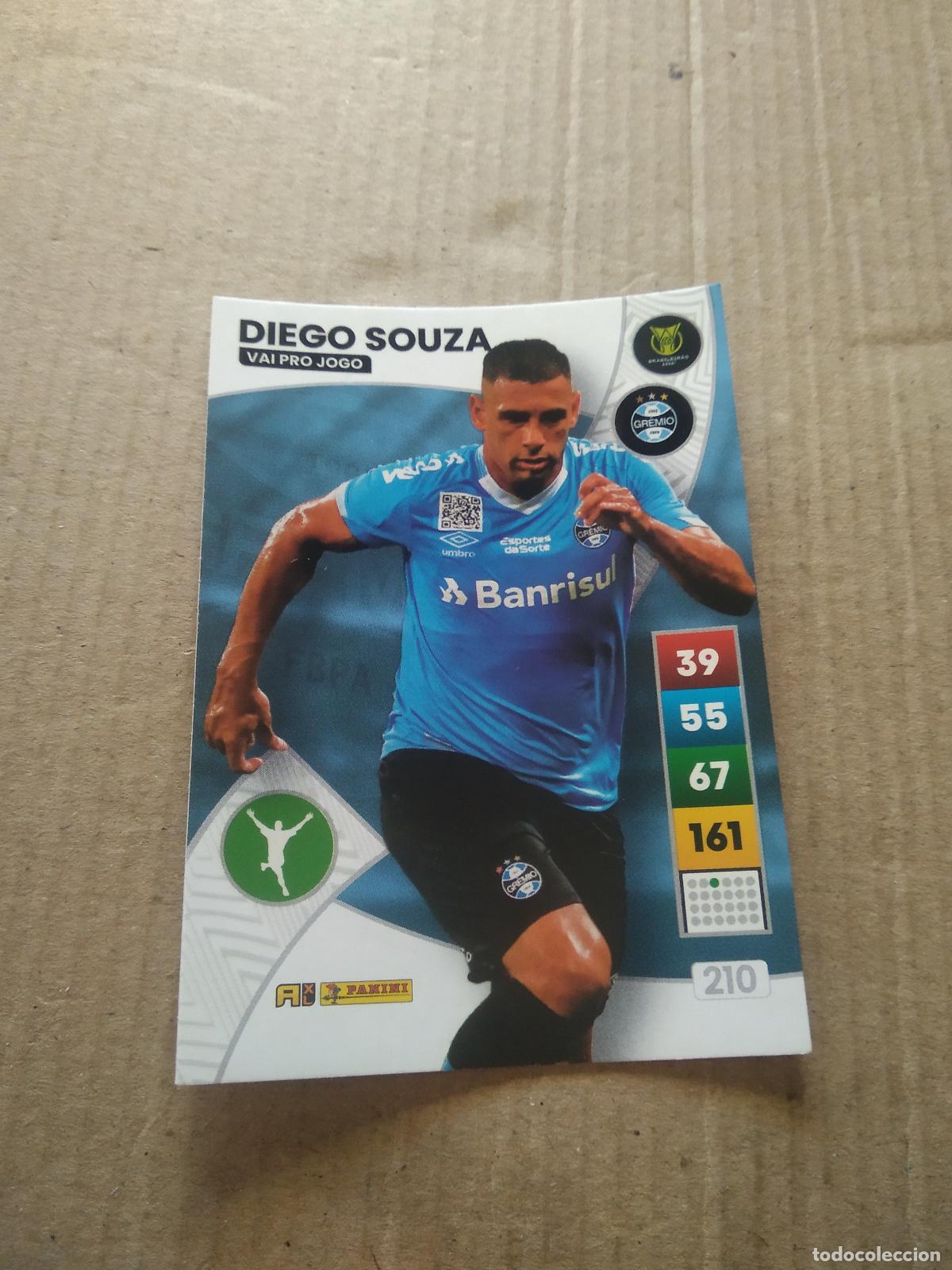 Cartes &agrave; collectionner de Football: 210 DIEGO SOUZA GREMIO CROMO FUTBOL PANINI ADRENALYN LIGA BRASIL 2023 BRASILEIRAO