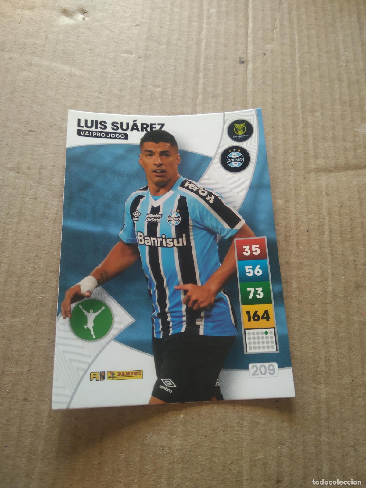 Cartes &agrave; collectionner de Football: 209 LUIS SUAREZ GREMIO CROMO FUTBOL PANINI ADRENALYN LIGA BRASIL 2023 BRASILEIRAO