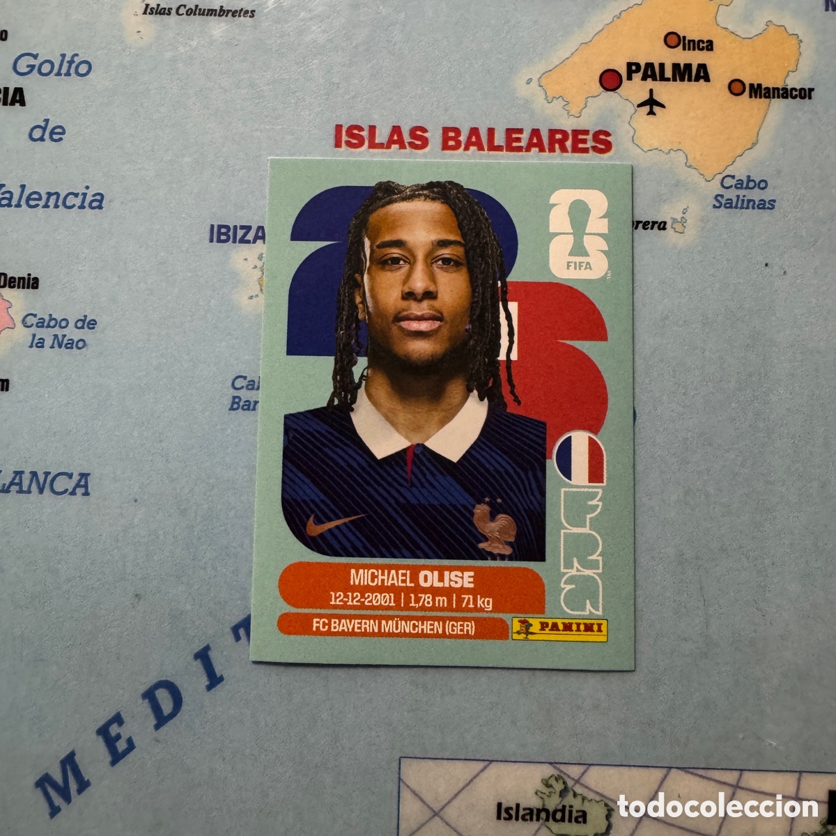 Cromos de f&uacute;tbol: Francia n&uacute;mero 14 cromo panini Mundial Fifa World Cup 2026