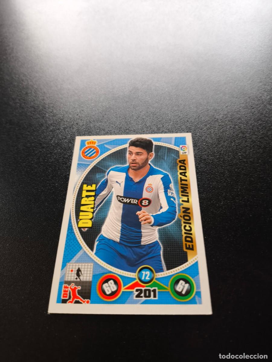 Cromos de f&uacute;tbol: DUARTE EDICION ESPECIAL LIMITADA RCD ESPANYOL ADRENALYN XL LIGA 2014 2015 PANINI 14 15