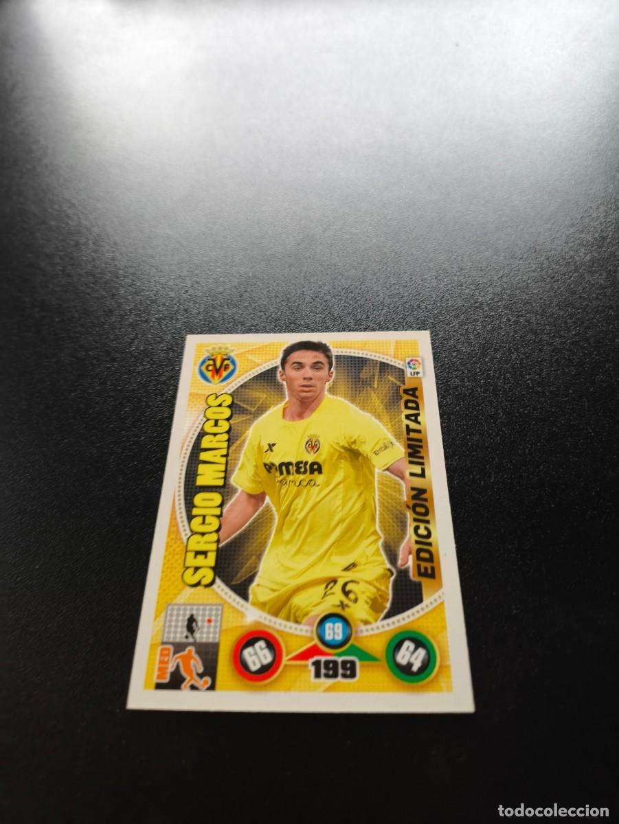 Cromos de f&uacute;tbol: SERGIO MARCOS VILLARREAL EDICI&Oacute;N LIMITADA ADRENALYN XL 2014 2015 14 15 PANINI