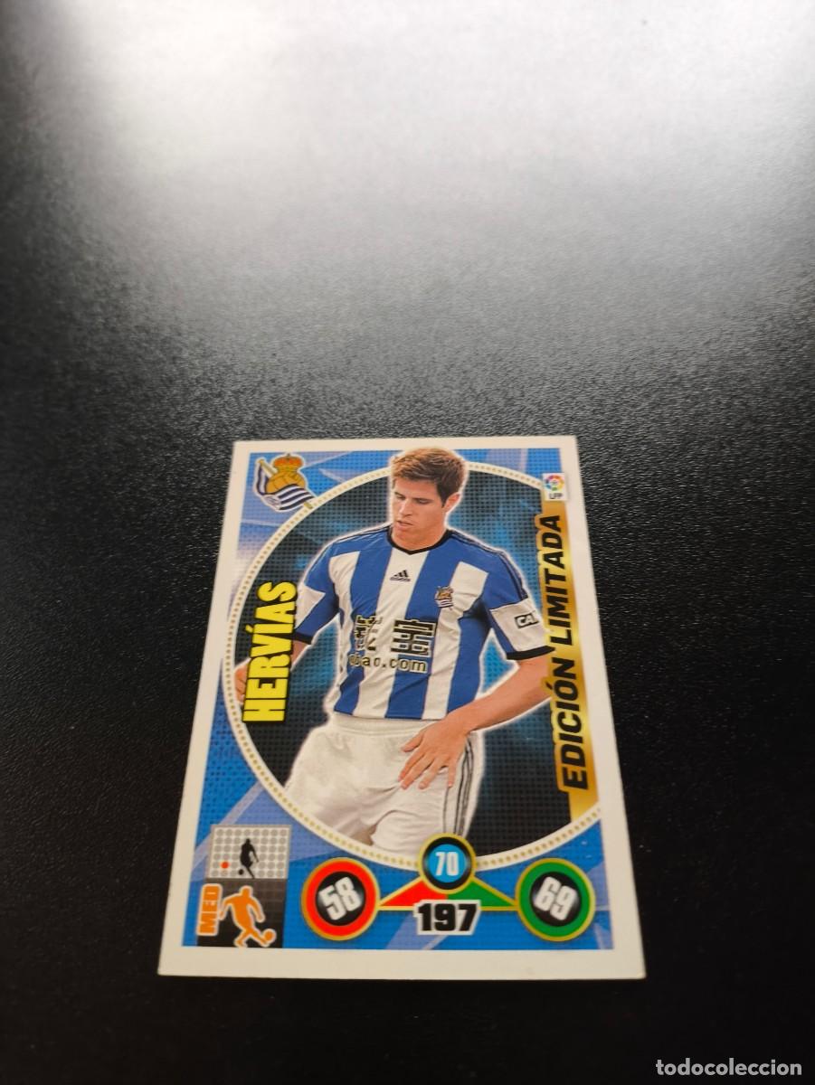 Cromos de f&uacute;tbol: ADRENALYN XL EDICI&Oacute;N LIMITADA HERVIAS REAL SOCIEDAD 2014 15 2014 2015 PANINI