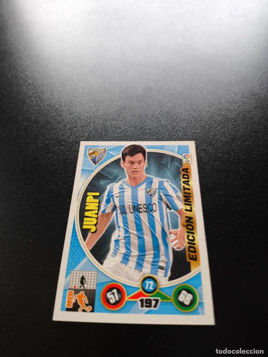 Cromos de f&uacute;tbol: ADRENALYN XL EDICI&Oacute;N LIMITADA JUANPI M&Aacute;LAGA 2014 15 2014 2015 PANINI