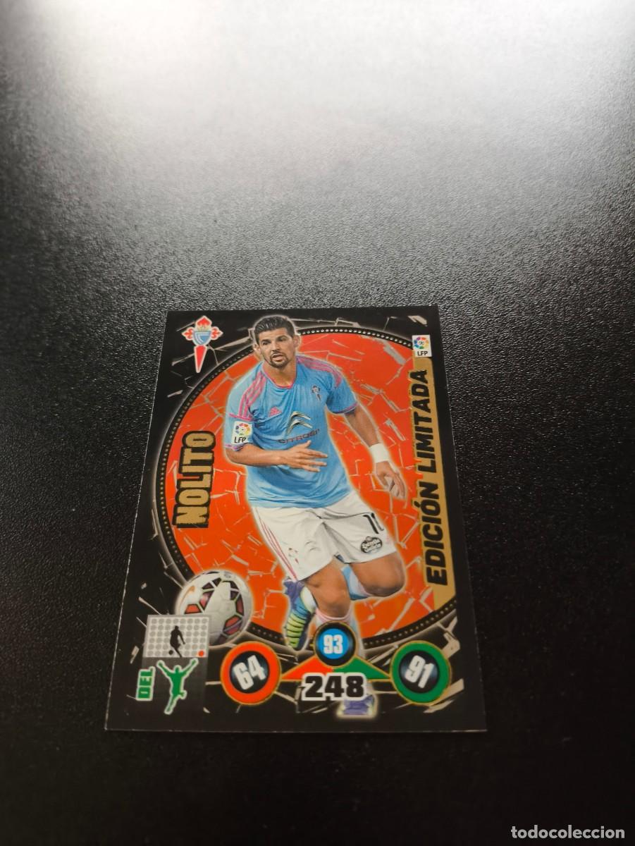 Cromos de f&uacute;tbol: NOLITO CELTA DE VIGO EDICI&Oacute;N LIMITADA ADRENALYN XL 2014 2015 14 15