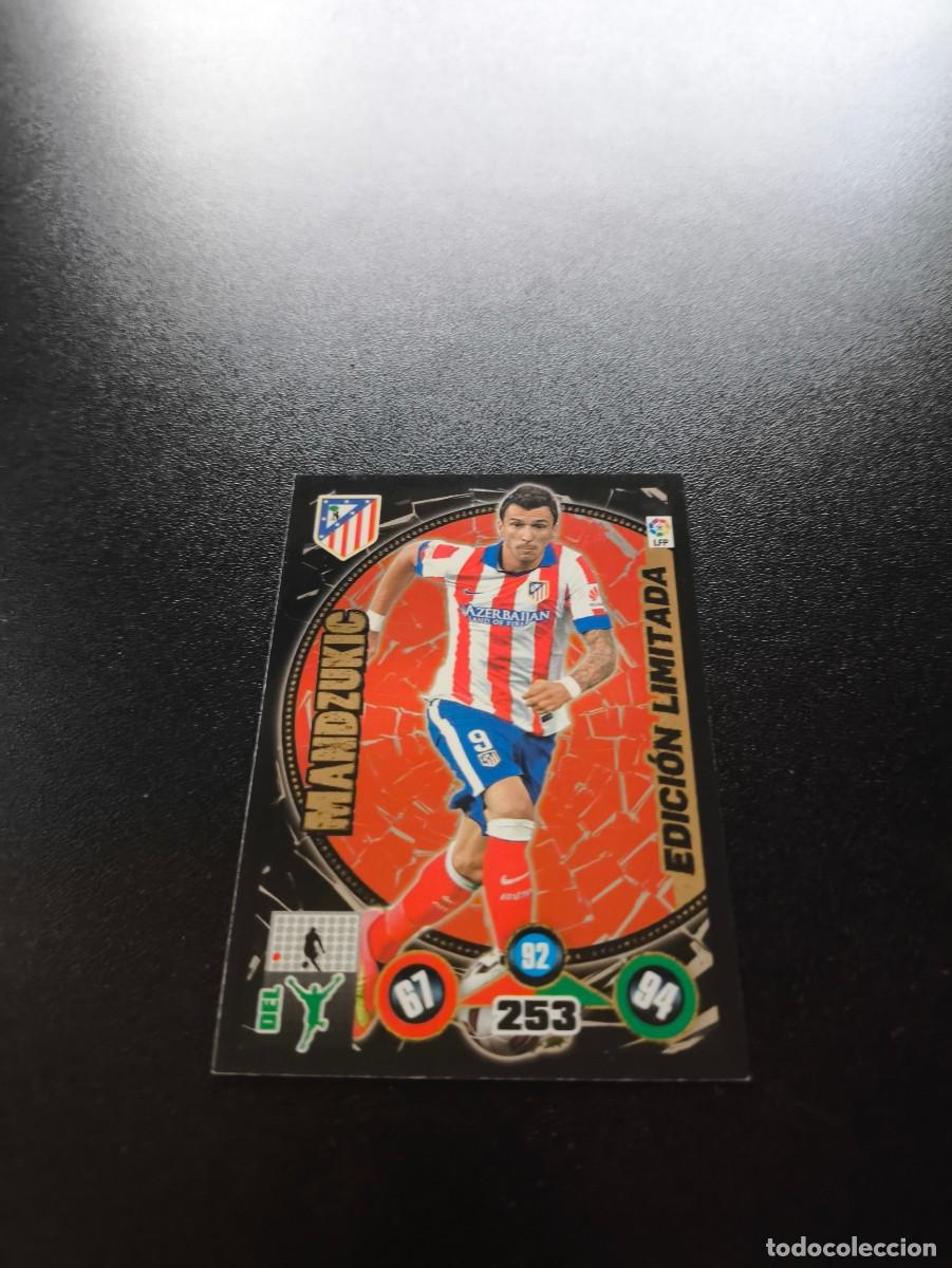 Cromos de f&uacute;tbol: ADRENALYN XL 2014 2015 14 15 PANINI MANDZUKIC EDICI&Oacute;N LIMITADA ATL&Eacute;TICO MADRID COLECCI&Oacute;N LIGA ALBUM