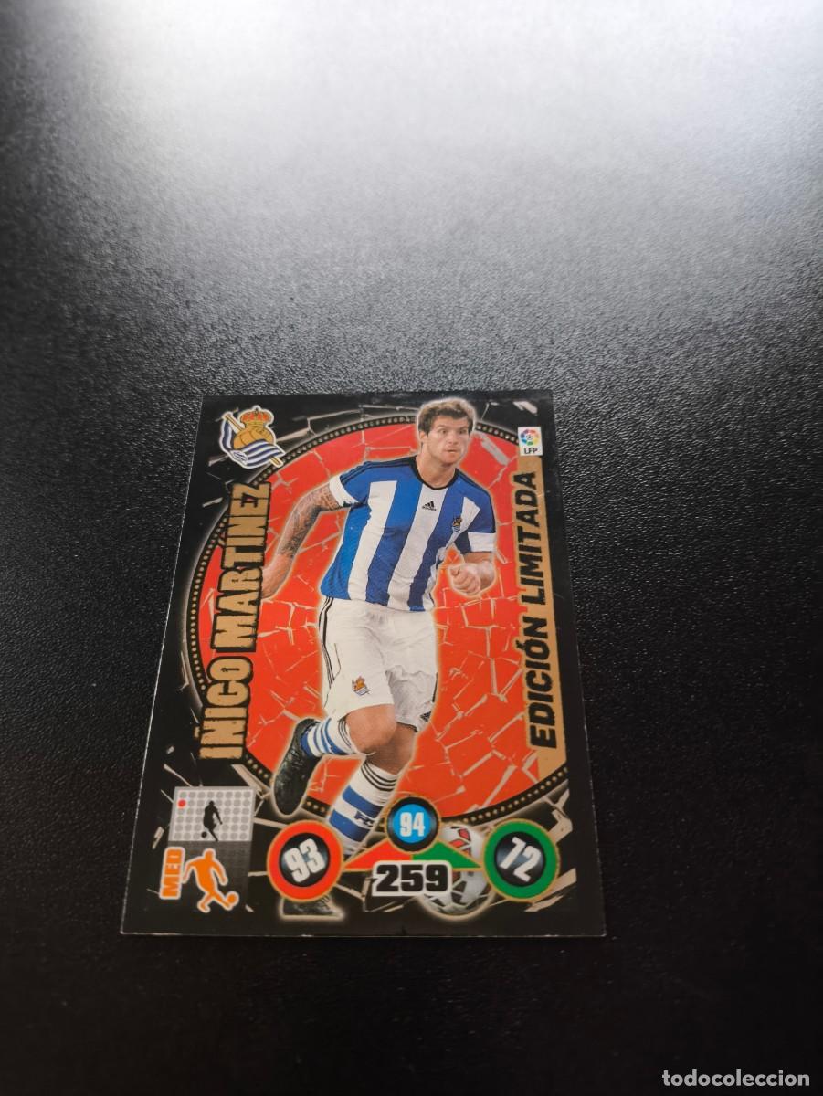 Cromos de f&uacute;tbol: I&Ntilde;IGO MART&Iacute;NEZ EDICI&Oacute;N LIMITADA - ADRENALYN XL LA LIGA BBVA 2014 2015 - PANINI 14 15 CROMO