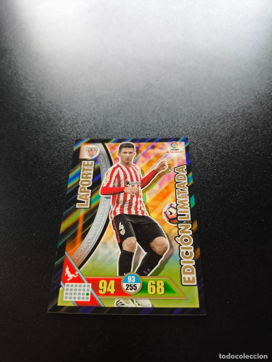 Cromos de f&uacute;tbol: LAPORTE ATHLETIC CLUB DE BILBAO EDICION LIMITADA PANINI ADRENALYN XL LIGA 2016/17 16 17