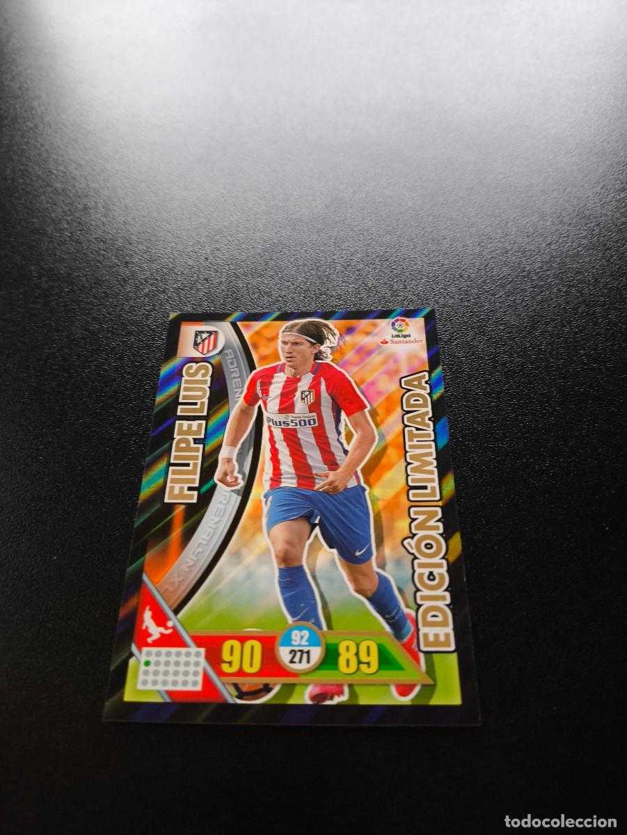 Cromos de f&uacute;tbol: FILIPE LUIS ATLETICO DE MADRID EDICION LIMITADA PANINI ADRENALYN XL LIGA 2016/17 16 17