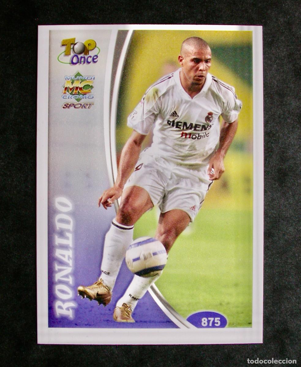 Cartes &agrave; collectionner de Football: 875 RONALDO TOP ONCE MATE / REAL MADRID / LAS FICHAS DE LA LIGA 2004 2005 04 05 / MUNDICROMO