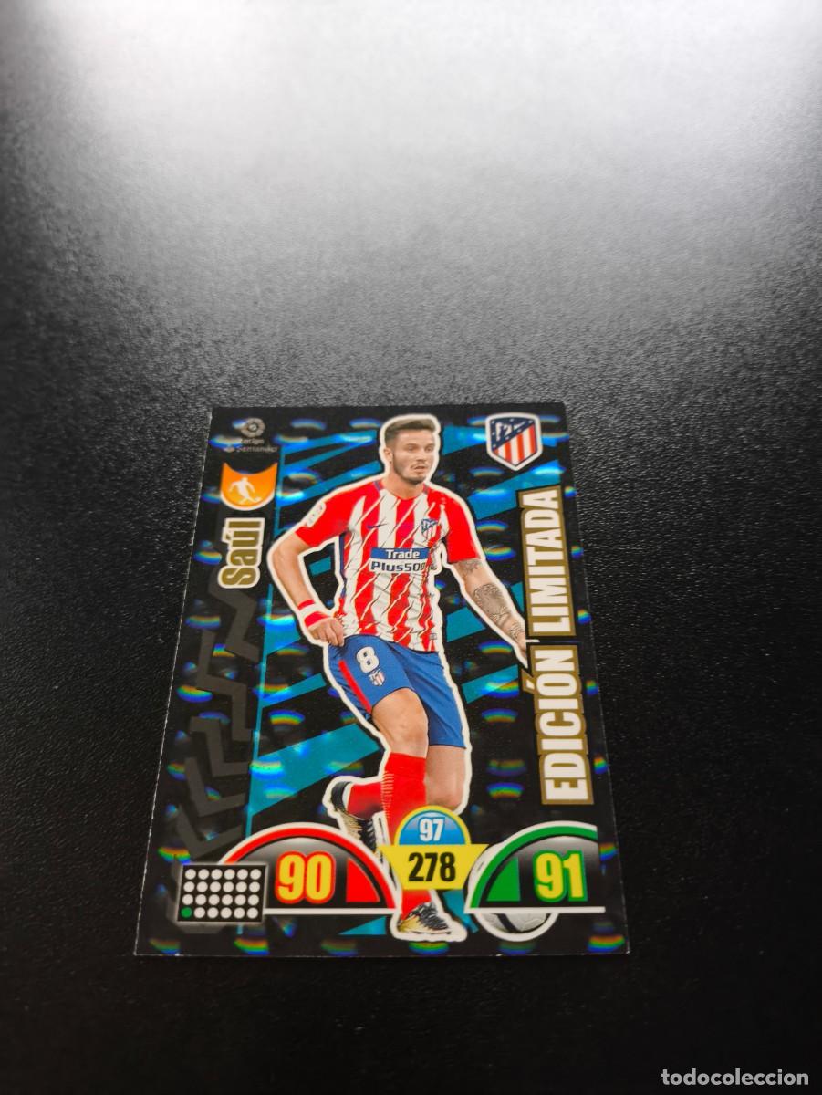Cartes &agrave; collectionner de Football: SAUL ATLETICO DE MADRID EDICION LIMITADA PANINI ADRENALYN LIGA 2017 2018 17 18