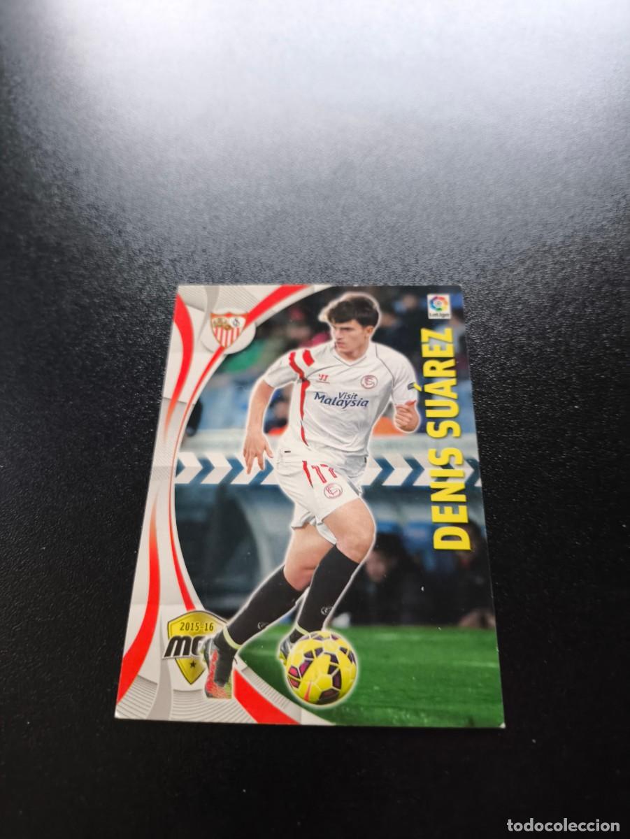 Cromos de f&uacute;tbol: DENIS SUAREZ SEVILLA F. C. 448 PANINI MEGACRACKS 2015 2016 15 16