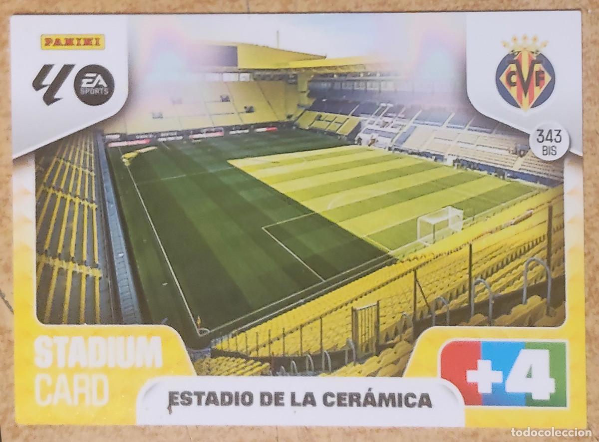 Cromos de f&uacute;tbol: 343 BIS 343BIS ESTADIO DE LA CERAMICA STADIUM CARD VILLARREAL ⚽ LIGA ADRENALYN XL 2025 2026 25 26 ⚽