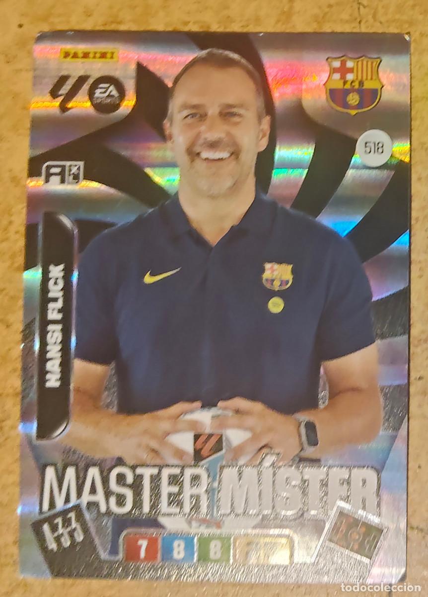 Cromos de f&uacute;tbol: ADRENALYN XL 2025 2026 25 26 PANINI HANSI FLICK 518 MASTER MISTER BARCELONA BAR&Ccedil;A COLECCI&Oacute;N ALBUM