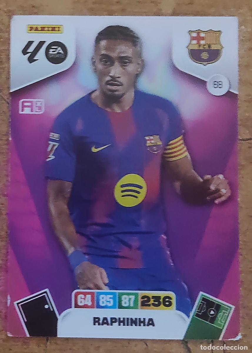 Cromos de f&uacute;tbol: TRADING CARD FUTBOL RAPHINHA F.C.BARCELONA N&ordm; 68 LIGA ADRENALYN XL 2025-2026/25-26 PANINI