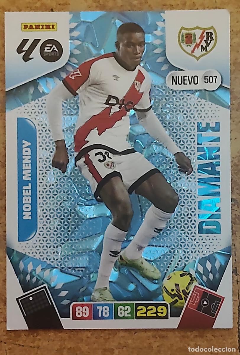 Cromos de f&uacute;tbol: CARD 507 NOBEL MENDY NUEVO DIAMANTE RAYO VALLECANO - ADRENALYN XL LIGA 2025 2026 25 26 PANINI