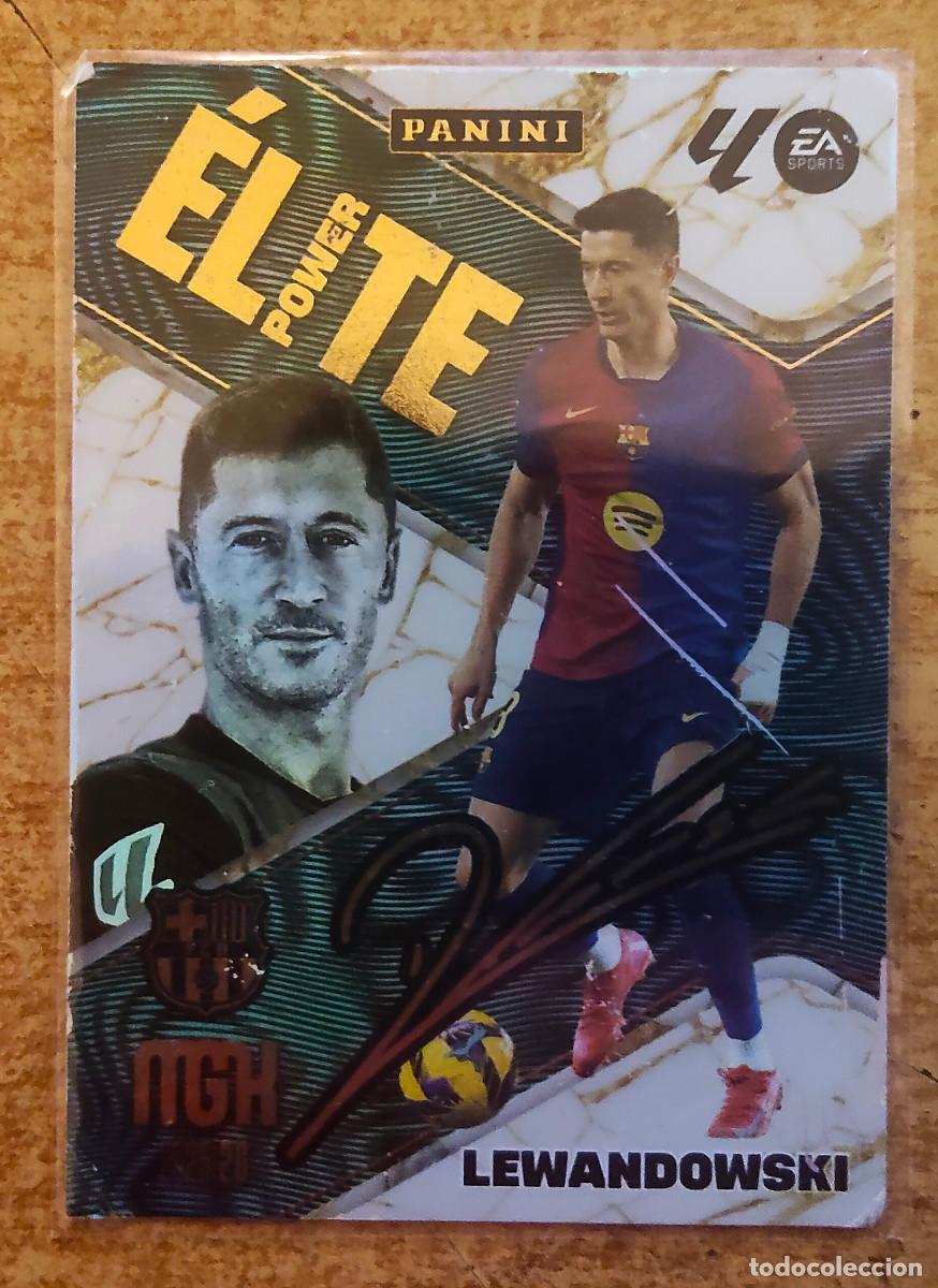 Cromos de f&uacute;tbol: MEGACRACKS MGK 2025 2026 25 26 PANINI N&ordm; P 10 LEWANDOWSKI BARCELONA ELITE
