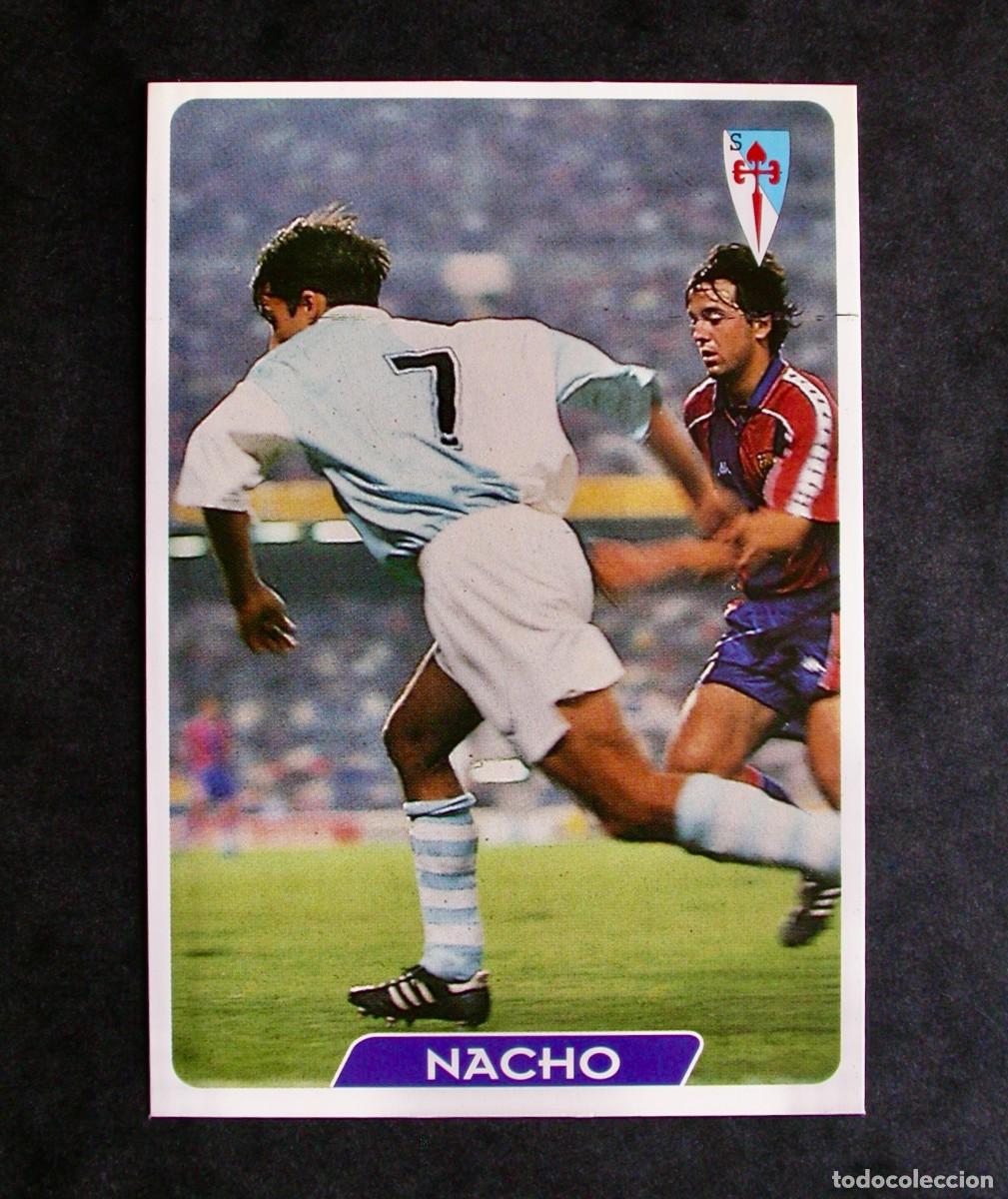Cromos de f&uacute;tbol: N&ordm; 278 NACHO DEL COMPOSTELA ERROR DE LAS FICHAS DE LA LIGA DE MUNDICROMO 95-96