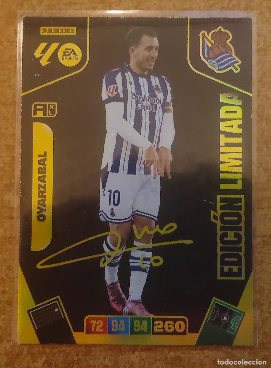 Cromos de f&uacute;tbol: Oyarzabal edici&oacute;n limitada firmada Adrenalyn XL 25 26 Real Sociedad 2025 2026