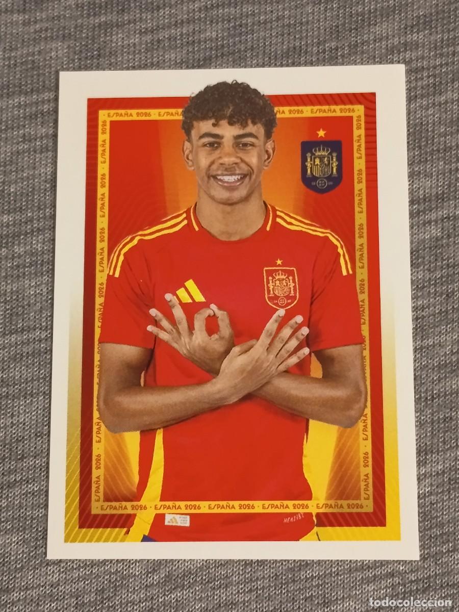 Cromos de f&uacute;tbol: LAMINE YAMAL CARREFOUR MUNDIAL 2026 N&deg;49 NUEVO