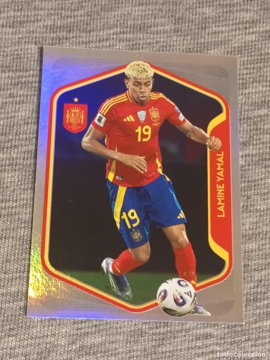 Cromos de f&uacute;tbol: LAMINE YAMAL CARREFOUR MUNDIAL 2026 N&deg;50 NUEVO