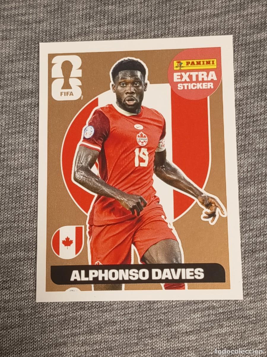 Cromos de f&uacute;tbol: ALPHONSO DAVIES EXTRA STICKER BRONZE BRONCE MUNDIAL 2026 PANINI FIFA WORLD CUP