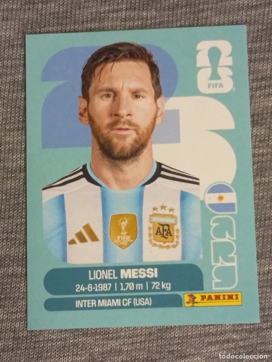 Cromos de f&uacute;tbol: MESSI ARG 17 STICKER MUNDIAL 2026 PANINI FIFA WORLD CUP NUEVO