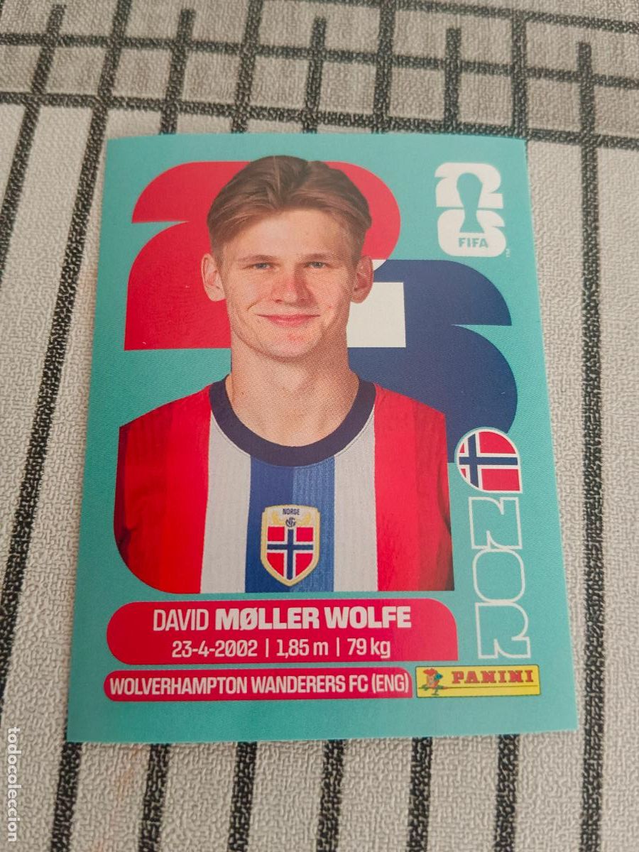 Cromos de f&uacute;tbol: MUNDIAL 2026 ESTADOS UNIDOS USA MEXICO MEJICO CANADA NOR 7 NOR7 MOLLER WOLFE NORUEGA FIFA