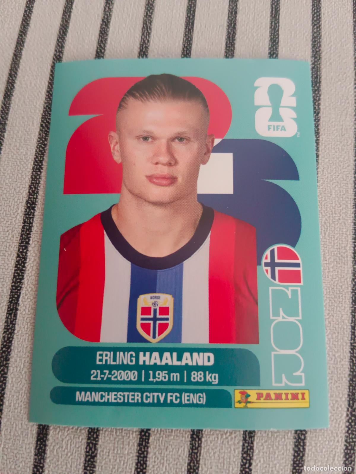 Cromos de f&uacute;tbol: MUNDIAL 2026 ESTADOS UNIDOS USA MEXICO MEJICO CANADA NOR 15 NOR15 ERLING HAALAND NORUEGA FIFA