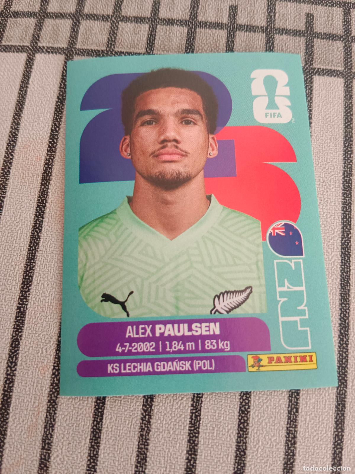Cromos de f&uacute;tbol: MUNDIAL 2026 ESTADOS UNIDOS USA MEXICO MEJICO CANADA NZL 3 NZL3 ALEX PAULSEN NUEVA ZELANDA FIFA