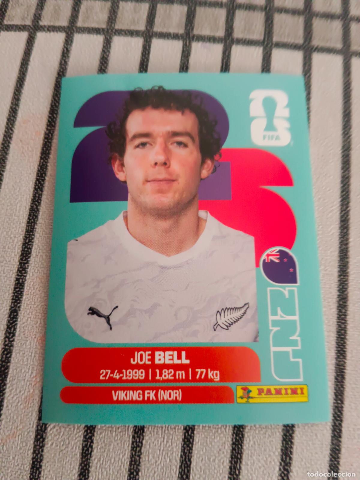 Cromos de f&uacute;tbol: MUNDIAL 2026 ESTADOS UNIDOS USA MEXICO MEJICO CANADA NZL 10 NZL10 JOE BELL NUEVA ZELANDA FIFA