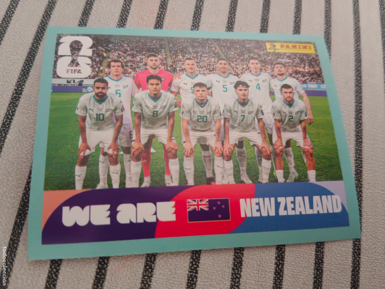 Cromos de f&uacute;tbol: MUNDIAL 2026 ESTADOS UNIDOS USA MEXICO MEJICO CANADA NZL 13 NZL13 ALINEACION NUEVA ZELANDA FIFA