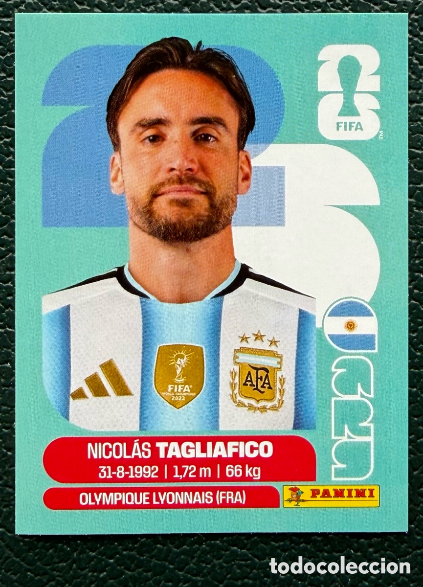 Cromos de f&uacute;tbol: ARG 6 NICOLAS TAGLIAFICO ARGENTINA CROMOS ALBUM FIFA WORLD CUP MUNDIAL 2026 PANINI