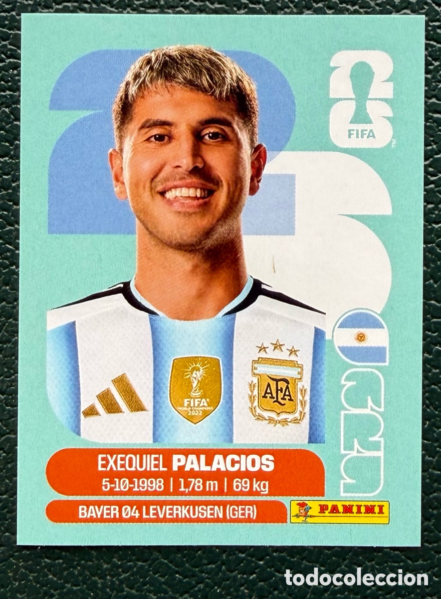 Cromos de f&uacute;tbol: ARG 11 EXEQUIEL PALACIOS ARGENTINA CROMOS ALBUM FIFA WORLD CUP MUNDIAL 2026 PANINI