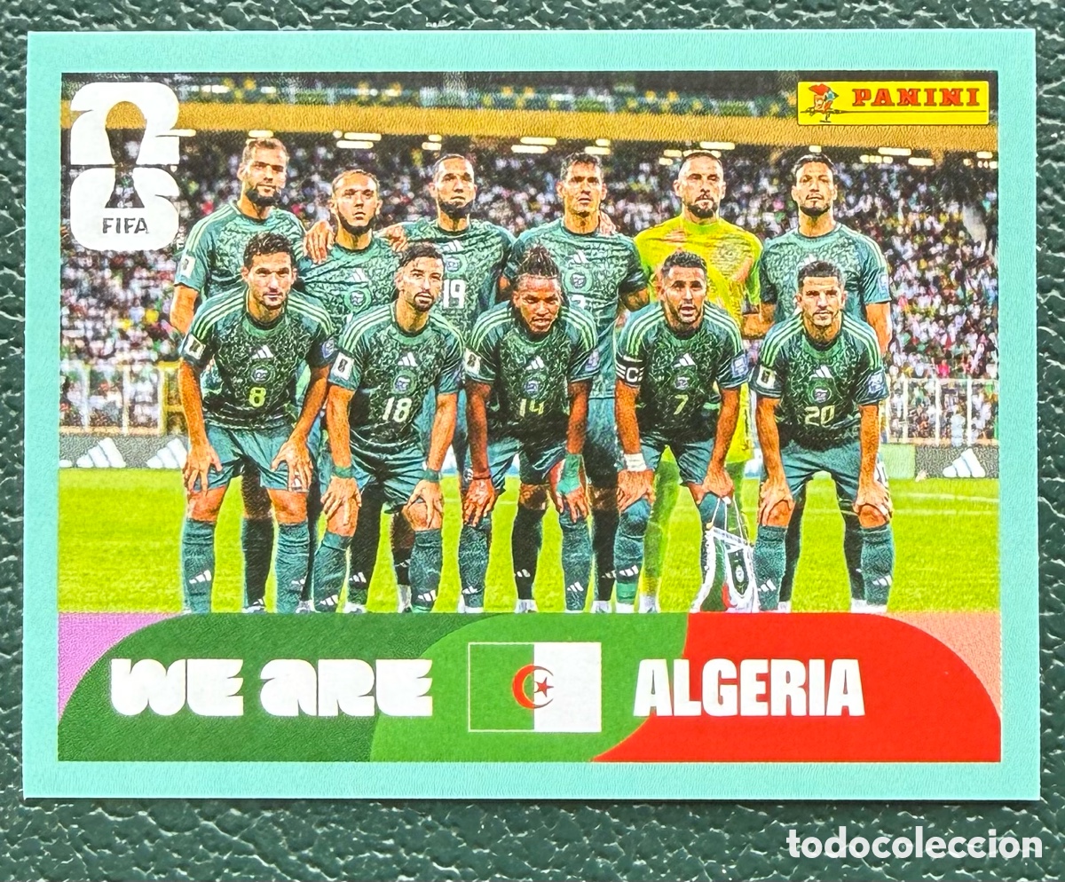 Cromos de f&uacute;tbol: ALG 13 ALINEACION ARGELIA CROMOS ALBUM FIFA WORLD CUP MUNDIAL 2026 PANINI