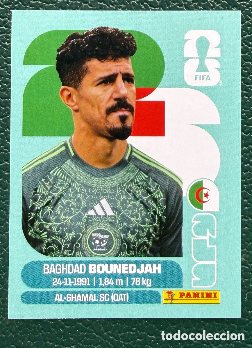 Cromos de f&uacute;tbol: ALG 19 BAGHDAD BOUNEDJAH ARGELIA CROMOS ALBUM FIFA WORLD CUP MUNDIAL 2026 PANINI