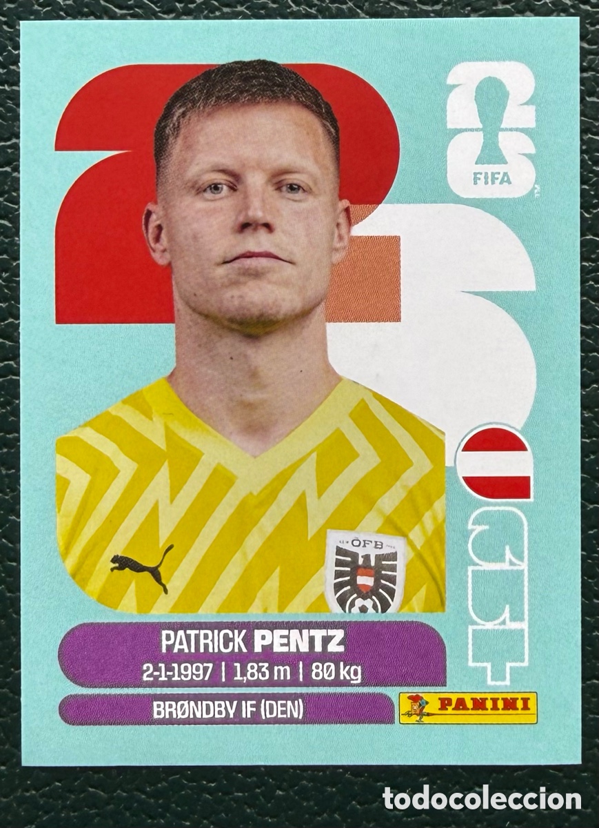 Cromos de f&uacute;tbol: AUT 3 PATRICK PENTZ AUSTRIA CROMOS ALBUM FIFA WORLD CUP MUNDIAL 2026 PANINI