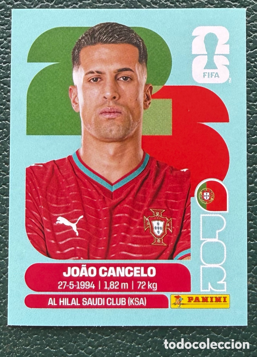 Cromos de f&uacute;tbol: POR 5 JOAO CANCELO PORTUGAL CROMOS ALBUM FIFA WORLD CUP MUNDIAL 2026 PANINI