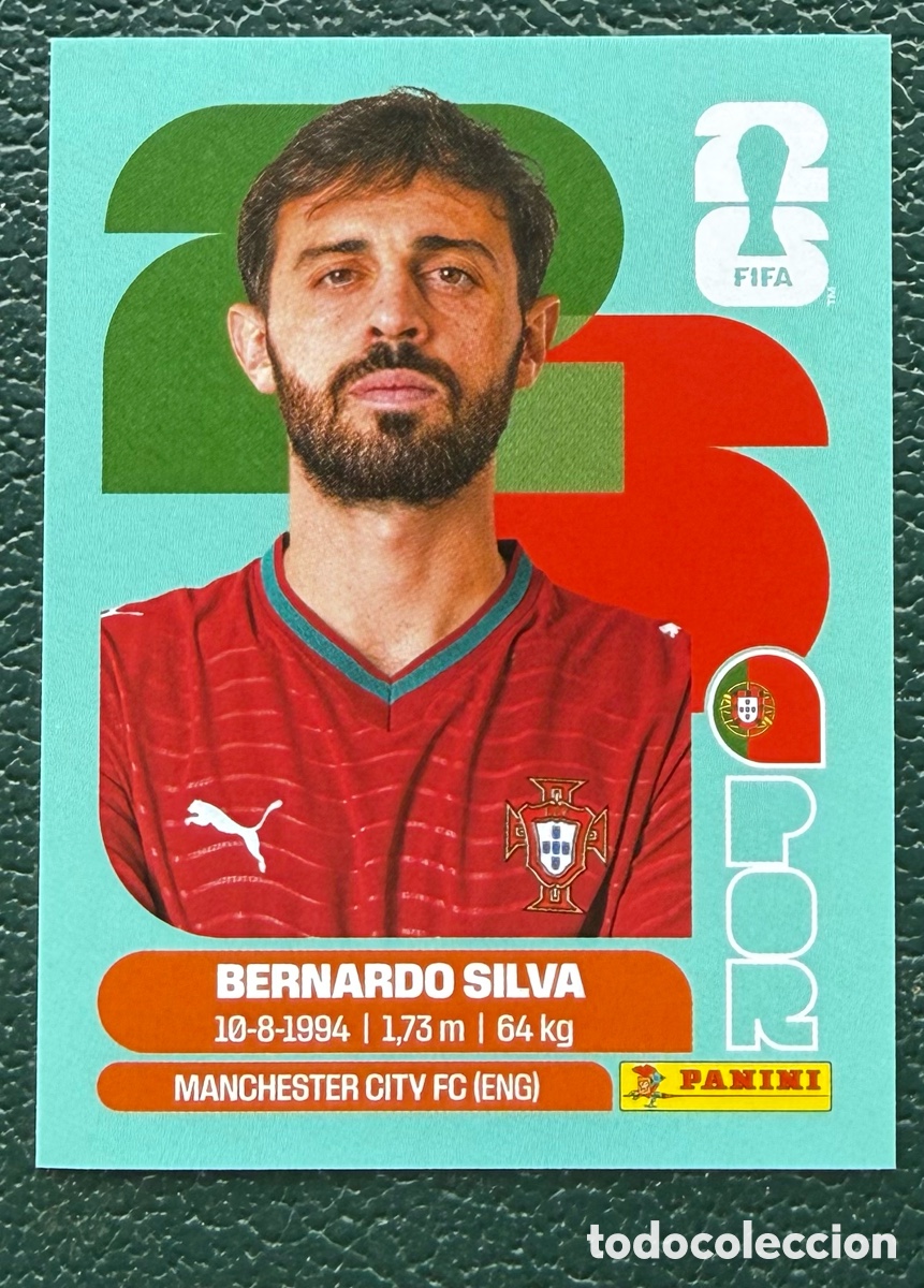 Cromos de f&uacute;tbol: POR 9 BERNARDO SILVA PORTUGAL CROMOS ALBUM FIFA WORLD CUP MUNDIAL 2026 PANINI