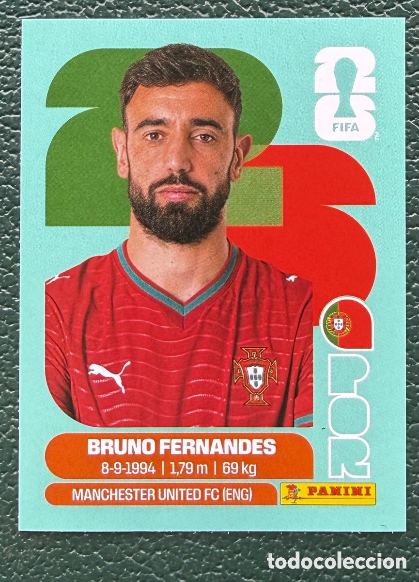 Cromos de f&uacute;tbol: POR 10 BRUNO FERNANDES PORTUGAL CROMOS ALBUM FIFA WORLD CUP MUNDIAL 2026 PANINI