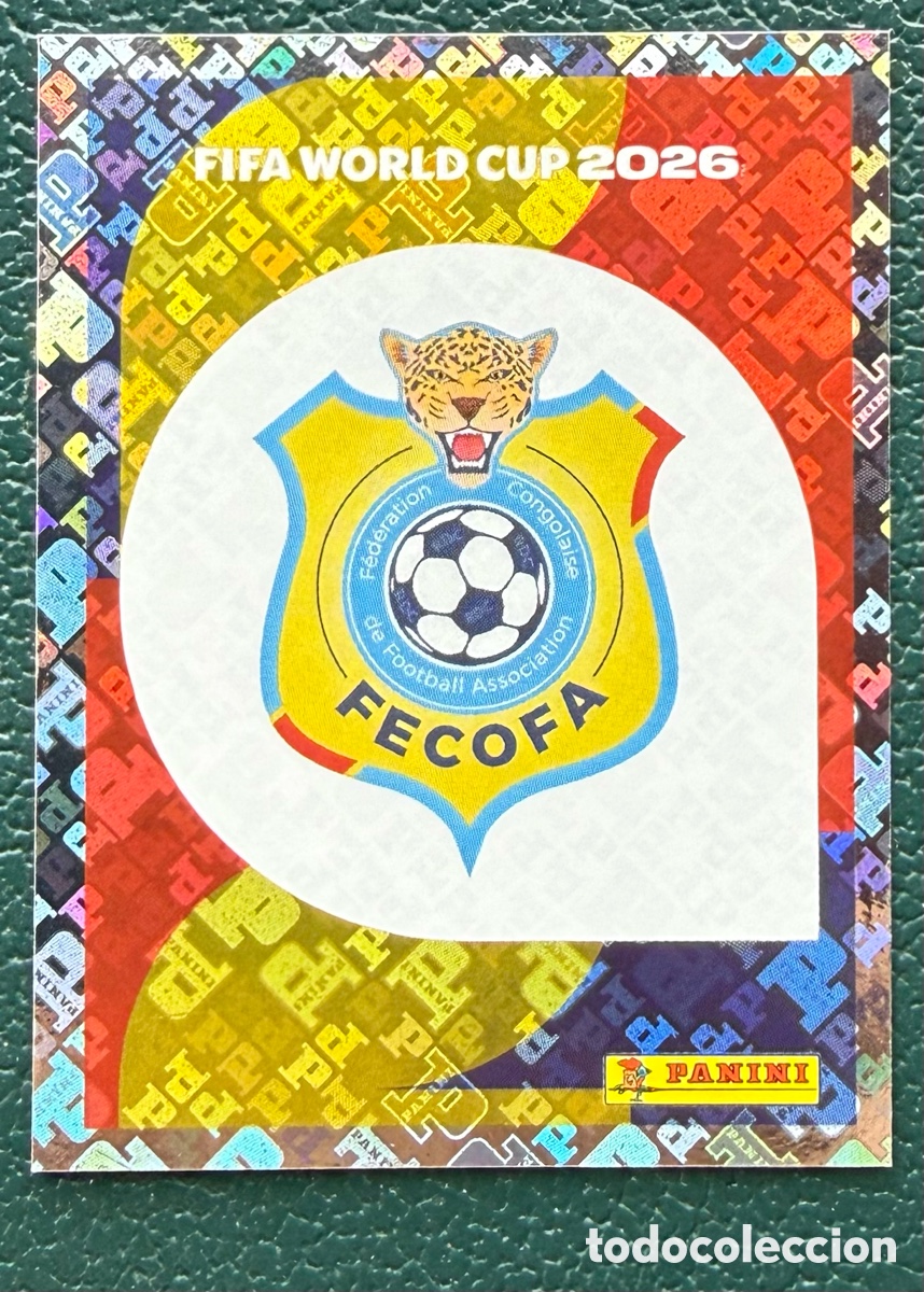 Cromos de f&uacute;tbol: COD 1 ESCUDO REP&Uacute;BLICA DEMOCR&Aacute;TICA DEL CONGO CROMOS ALBUM FIFA WORLD CUP MUNDIAL 2026 PANINI