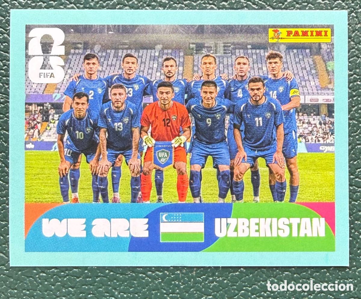 Cromos de f&uacute;tbol: UZB 13 ALINEACION UZBEKISTAN CROMOS ALBUM FIFA WORLD CUP MUNDIAL 2026 PANINI