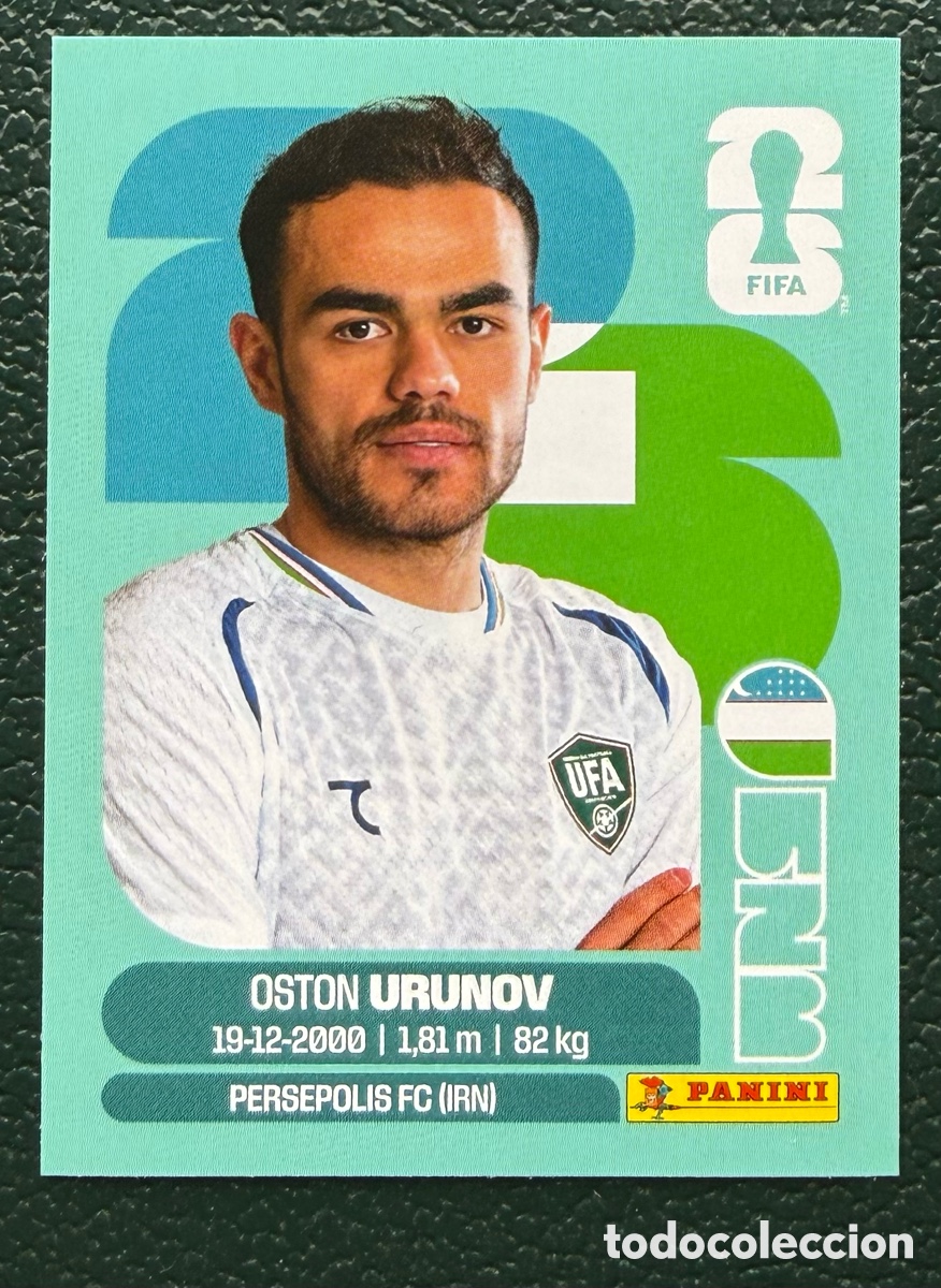 Cromos de f&uacute;tbol: UZB 17 OSTON URUNOV UZBEKISTAN CROMOS ALBUM FIFA WORLD CUP MUNDIAL 2026 PANINI