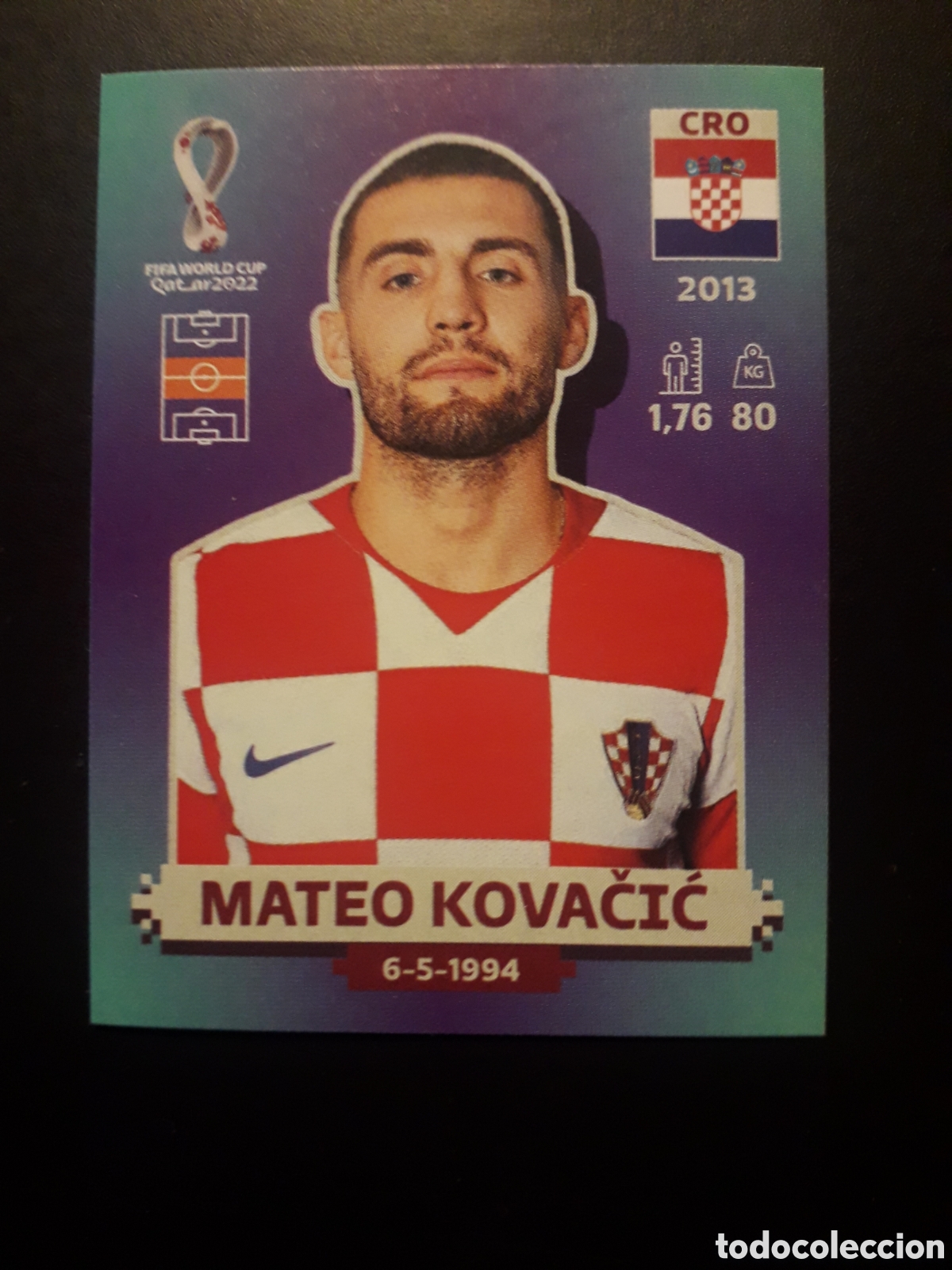 Cromos de f&uacute;tbol: MATEO KOVAČIĆ CROACIA N&deg; 12 COPA MUNDIAL DE F&Uacute;TBOL QATAR 2022 22 PANINI SIN PEGAR PEDIDO M&Iacute;NIMO 3&euro;.