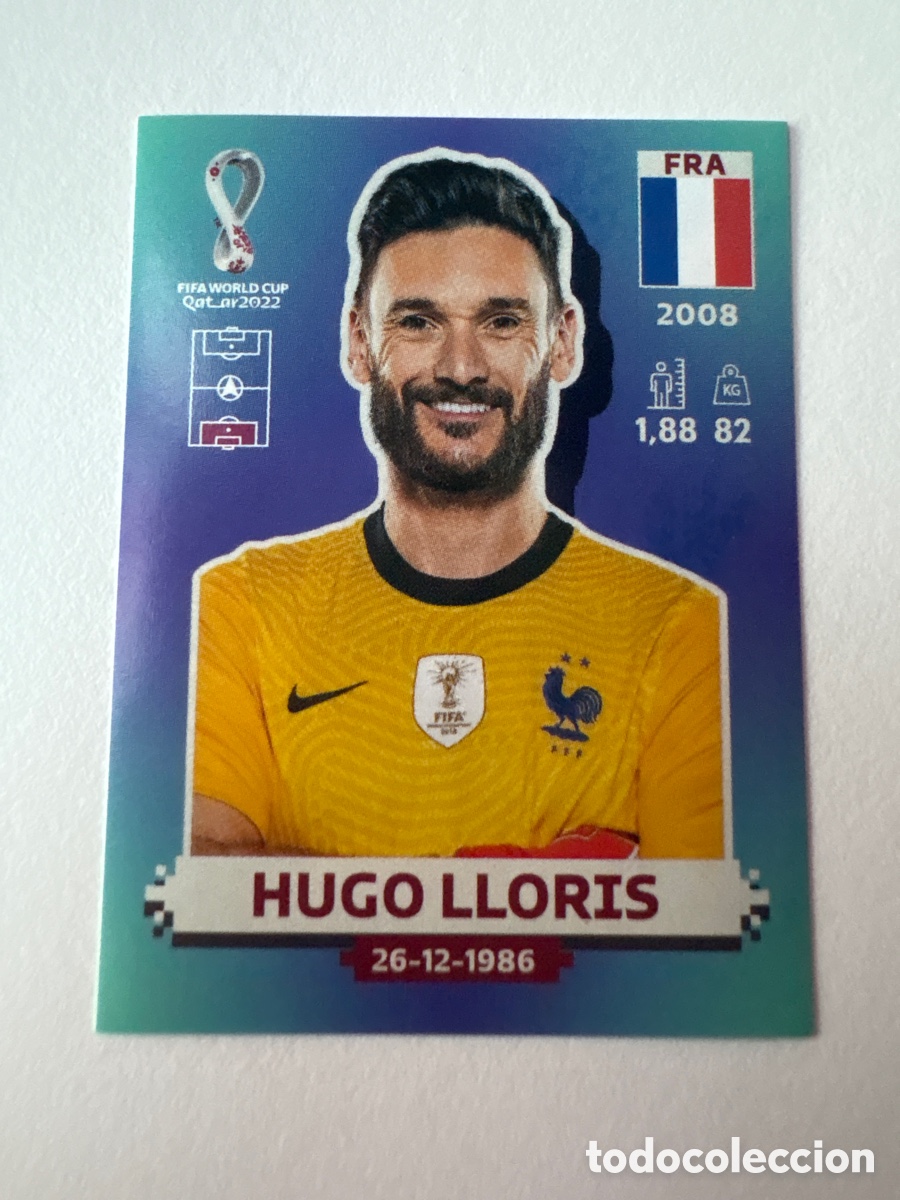 Cromos de Futebol: Hugo Lloris Francia 3 Panini Mundial 2022