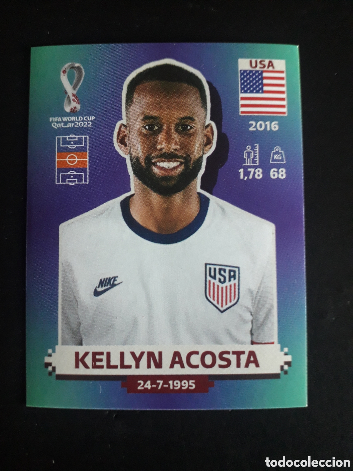 Cromos de Futebol: KELLYN ACOSTA USA N&deg; 12 COPA MUNDIAL DE F&Uacute;TBOL QATAR 2022 22 PANINI SIN PEGAR PEDIDO M&Iacute;NIMO 3&euro;.