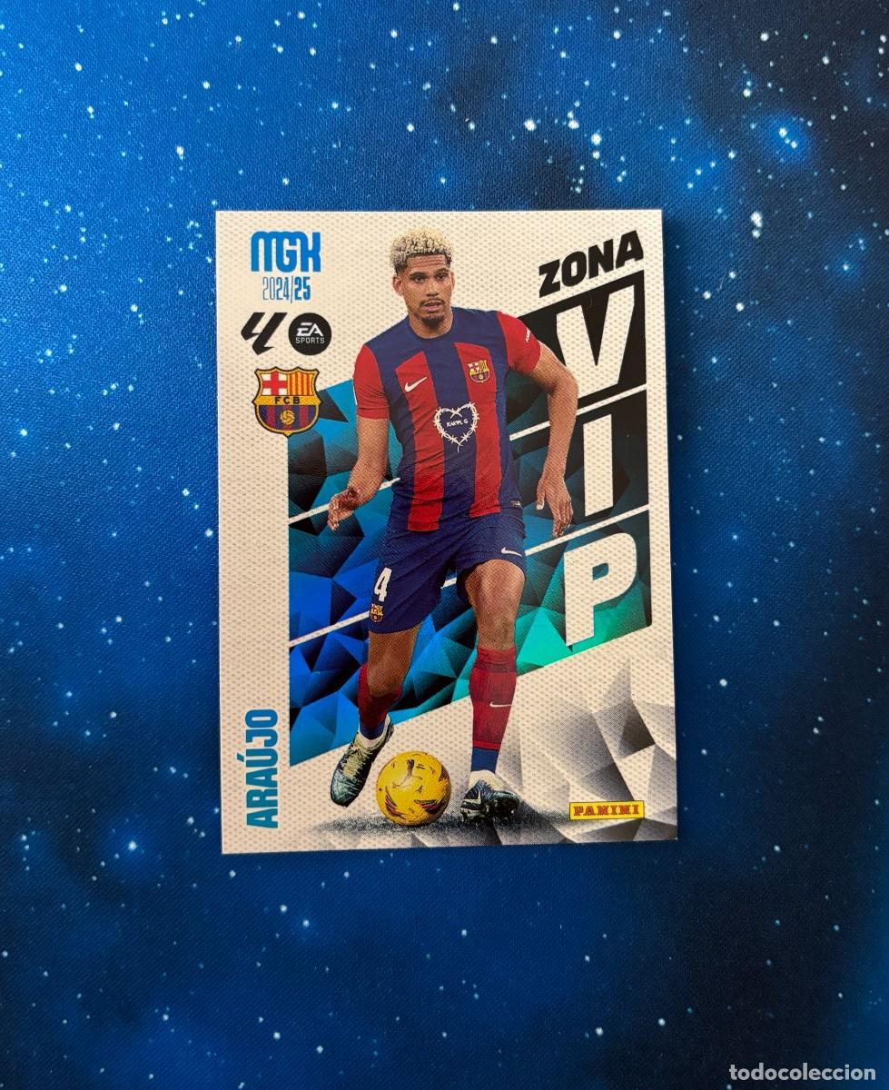 Cromos de f&uacute;tbol: Ronald Ara&uacute;jo N&ordm;388 Zona VIP MGK 2024-25 Panini FC Barcelona