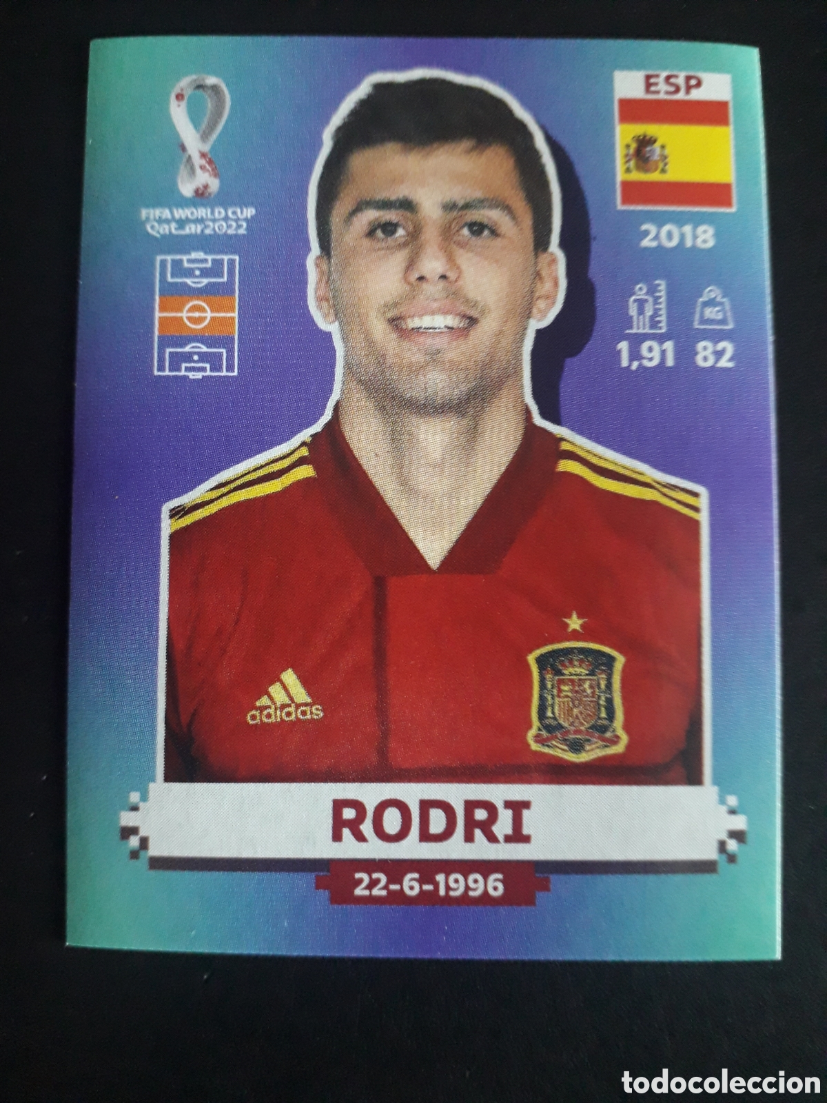 Fu&szlig;ball-Sticker: RODRI ESPA&Ntilde;A N&deg; 14 COPA MUNDIAL DE F&Uacute;TBOL QATAR 2022 22 PANINI SIN PEGAR PEDIDO M&Iacute;NIMO 3&euro;